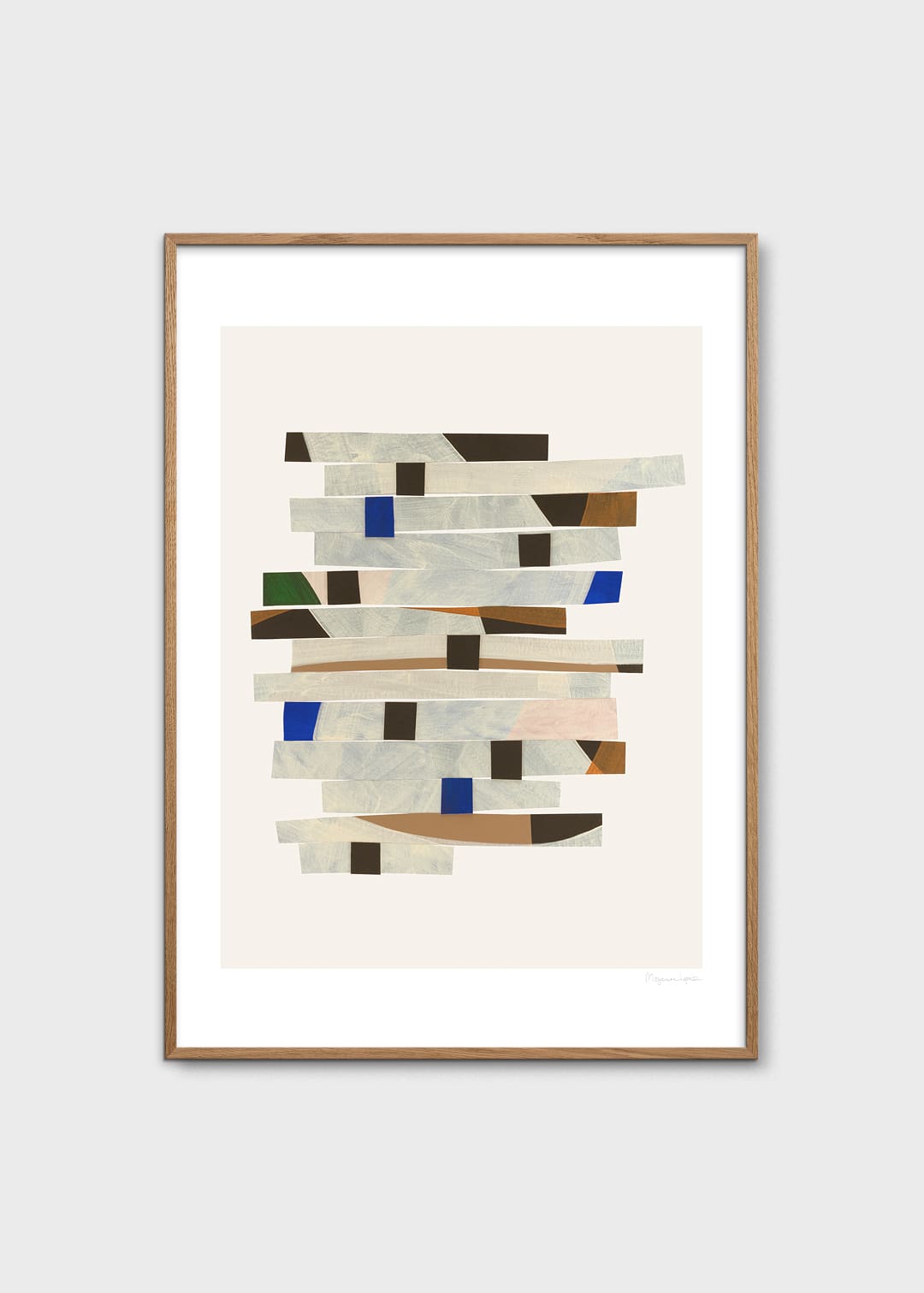 Cut up Stripes by Berit Mogensen Lopez | The Poster Club