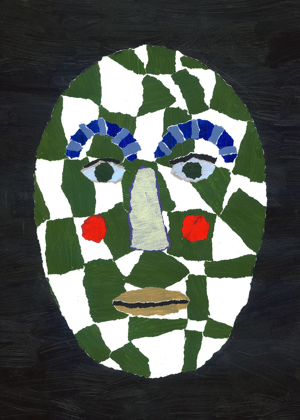 Red Cheek Portrait