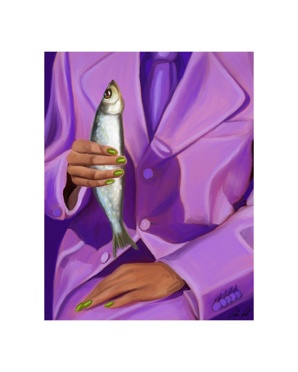 Eva And Her Fish Friend