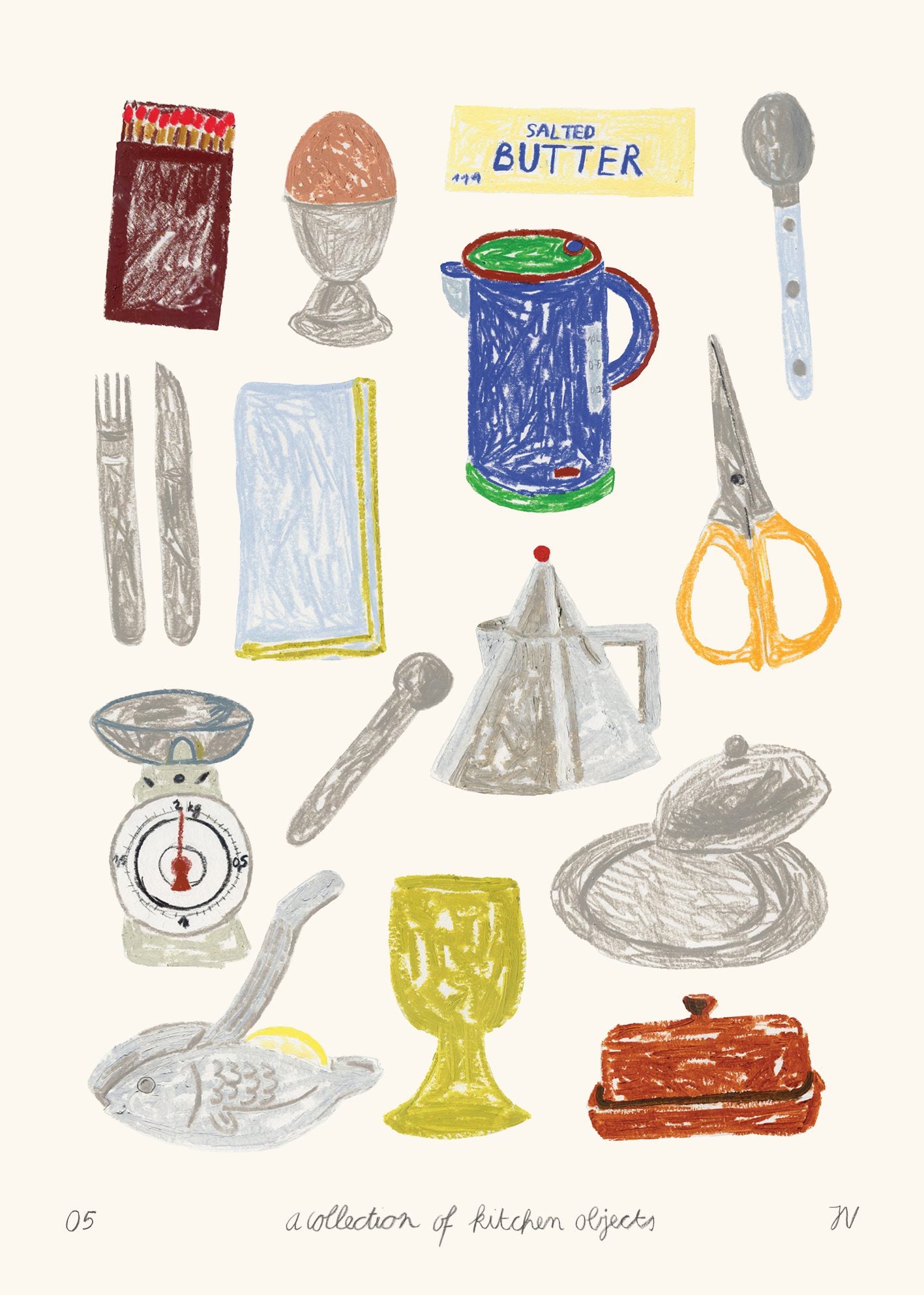 A Collection of Kitchen Objects