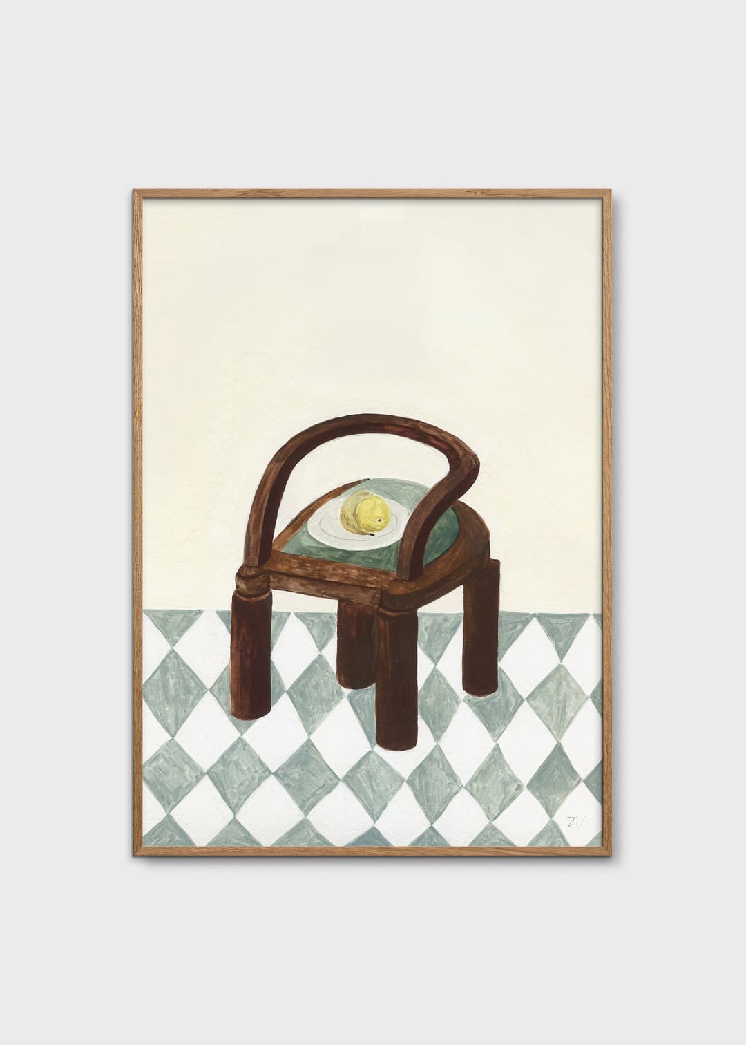 Chair with Fruit by Isabelle Vandeplassche | The Poster Club