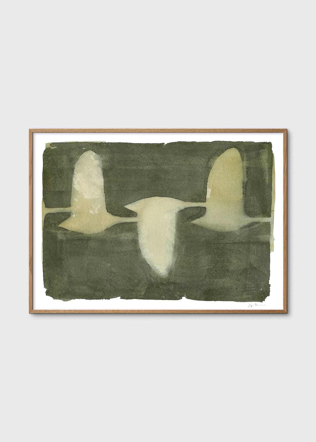 Swans by Jörgen Hansson | The Poster Club