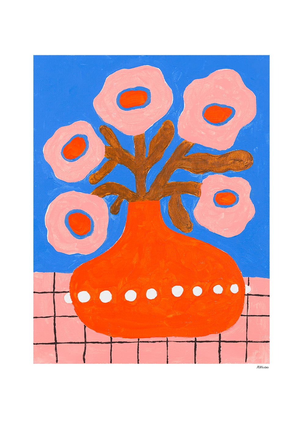 Flowers In a Pearl Vase