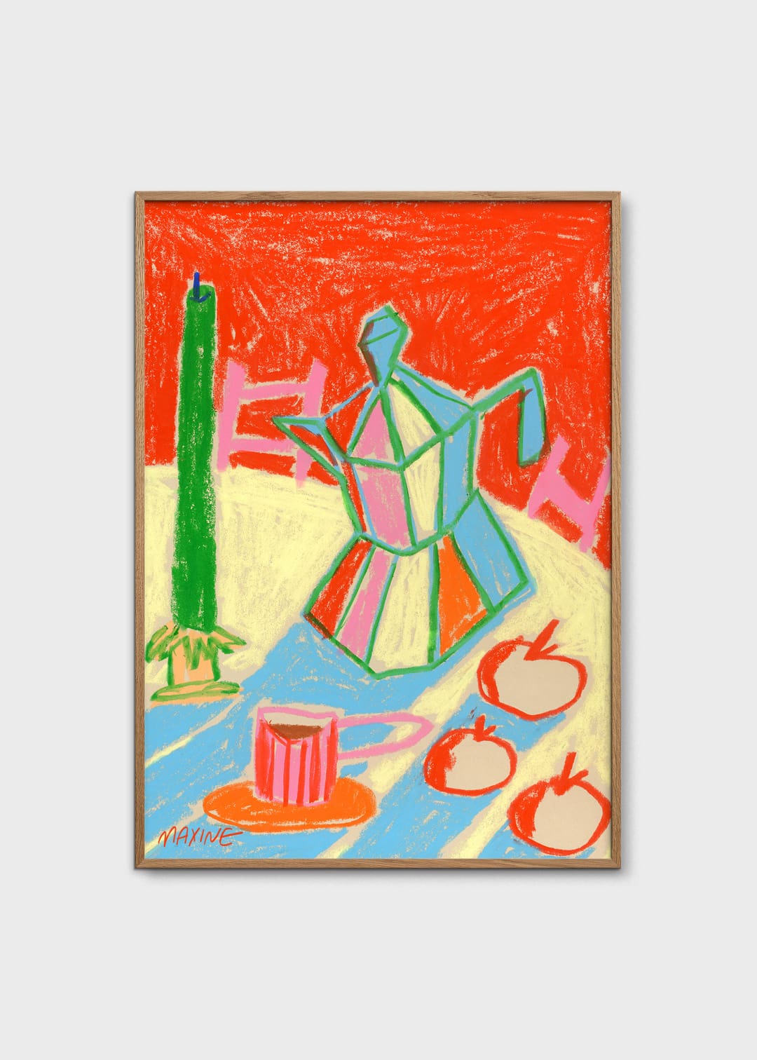 Bialetti and Clementines by Maxine McCrann | The Poster Club