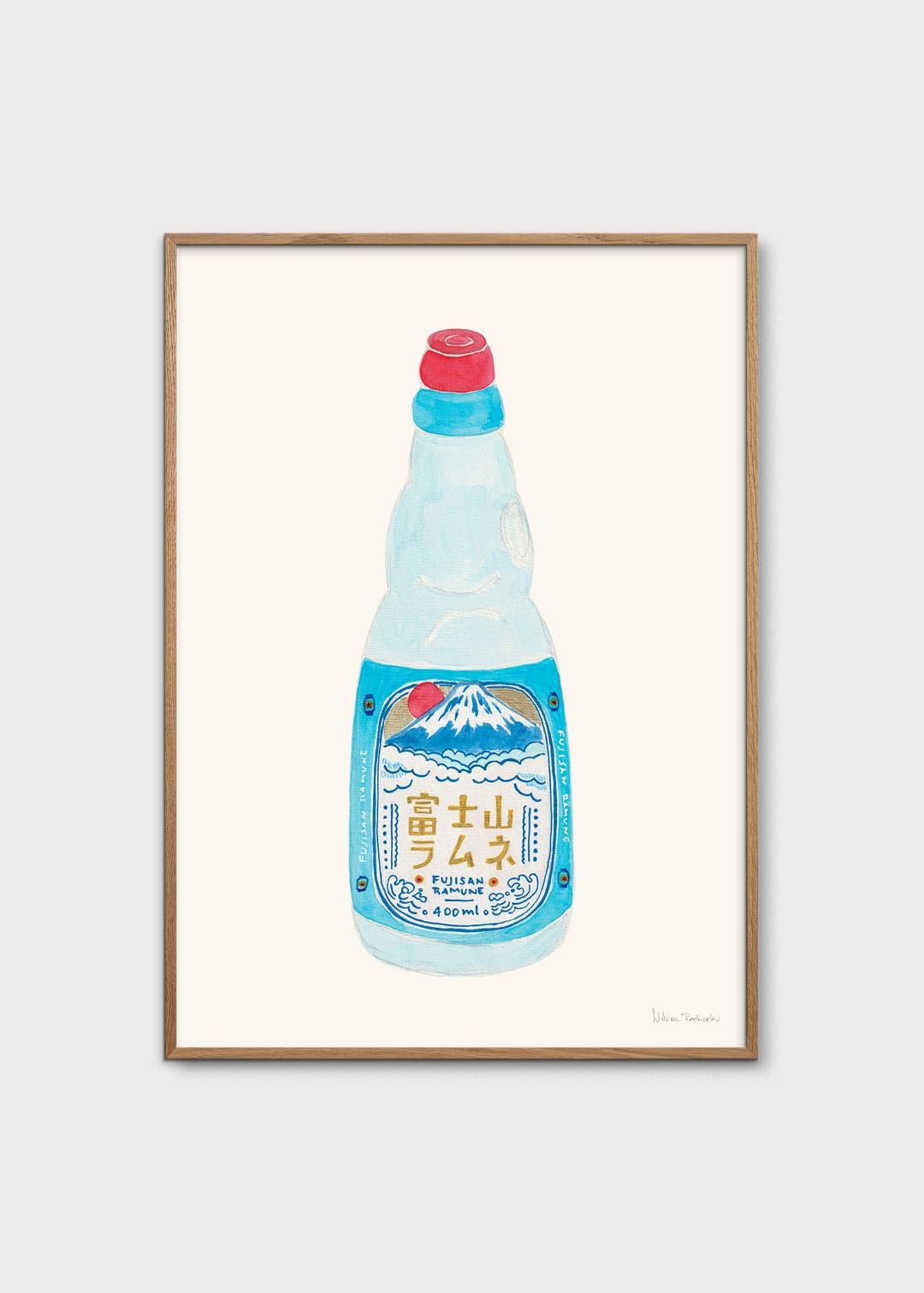 Fujisan Ramune by Melina Pecharki | The Poster Club