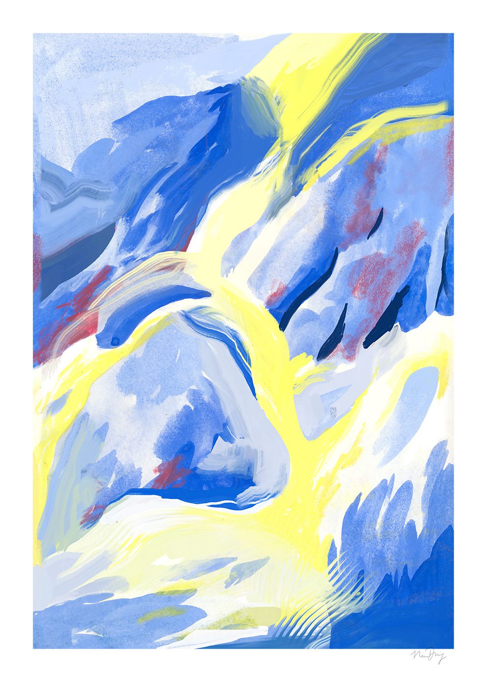 Blue Strokes