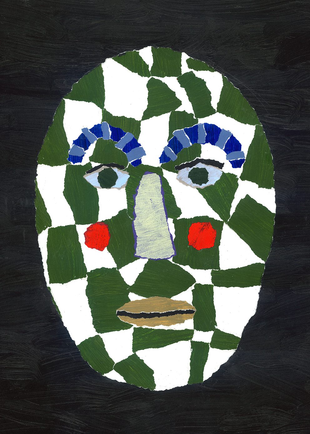 Red Cheek Portrait