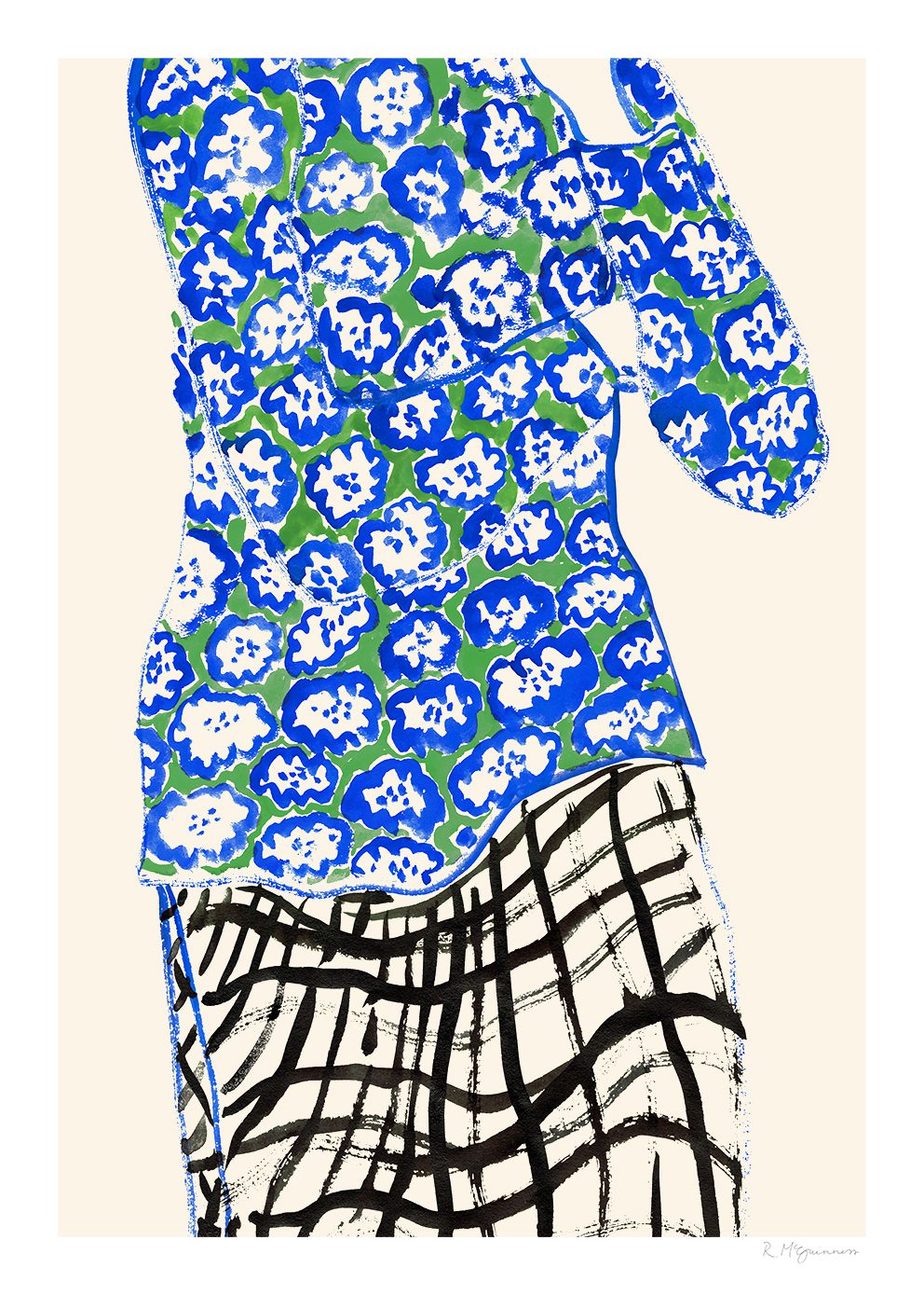Blue and Green