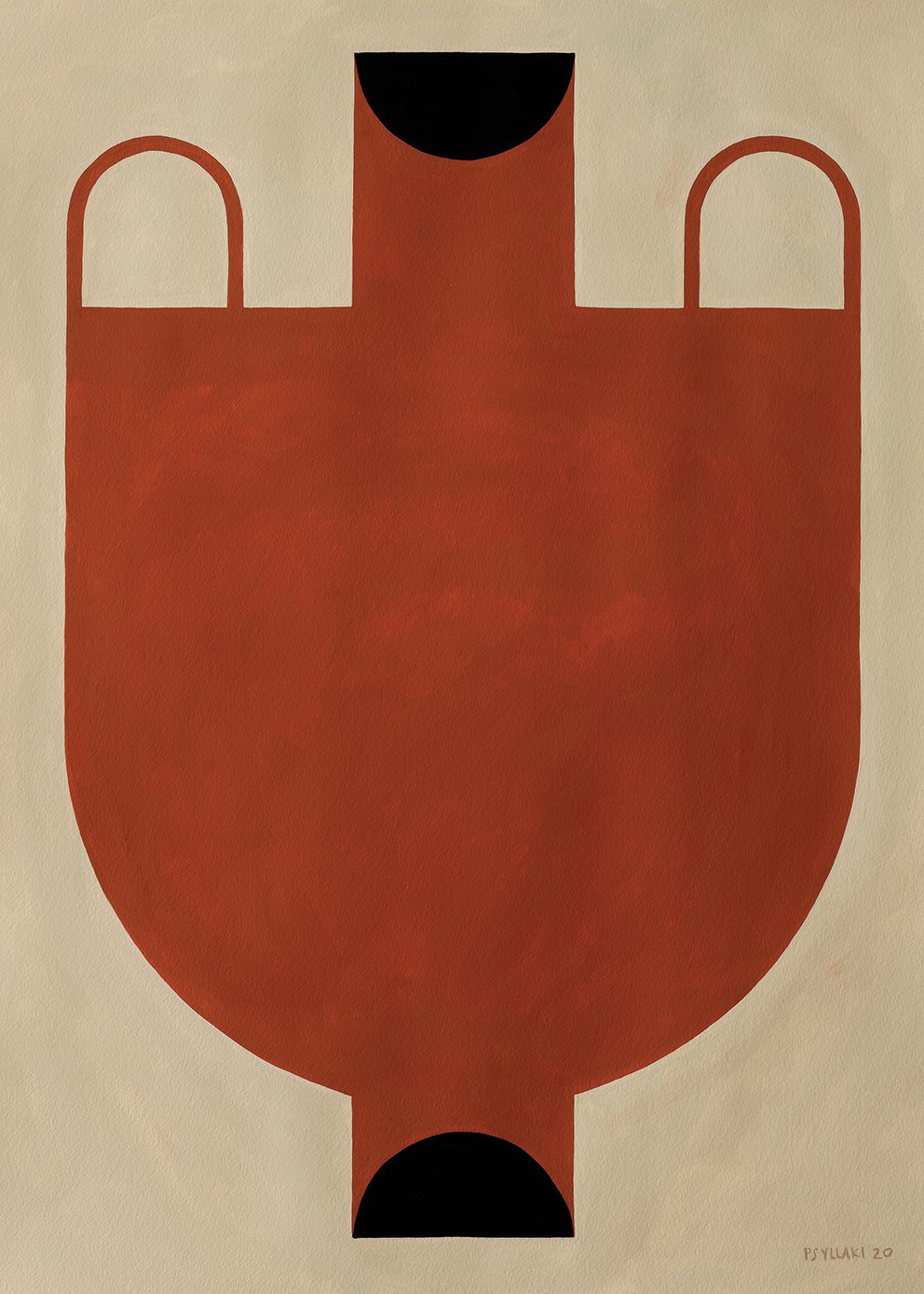 Silhouette Of A Vase 06