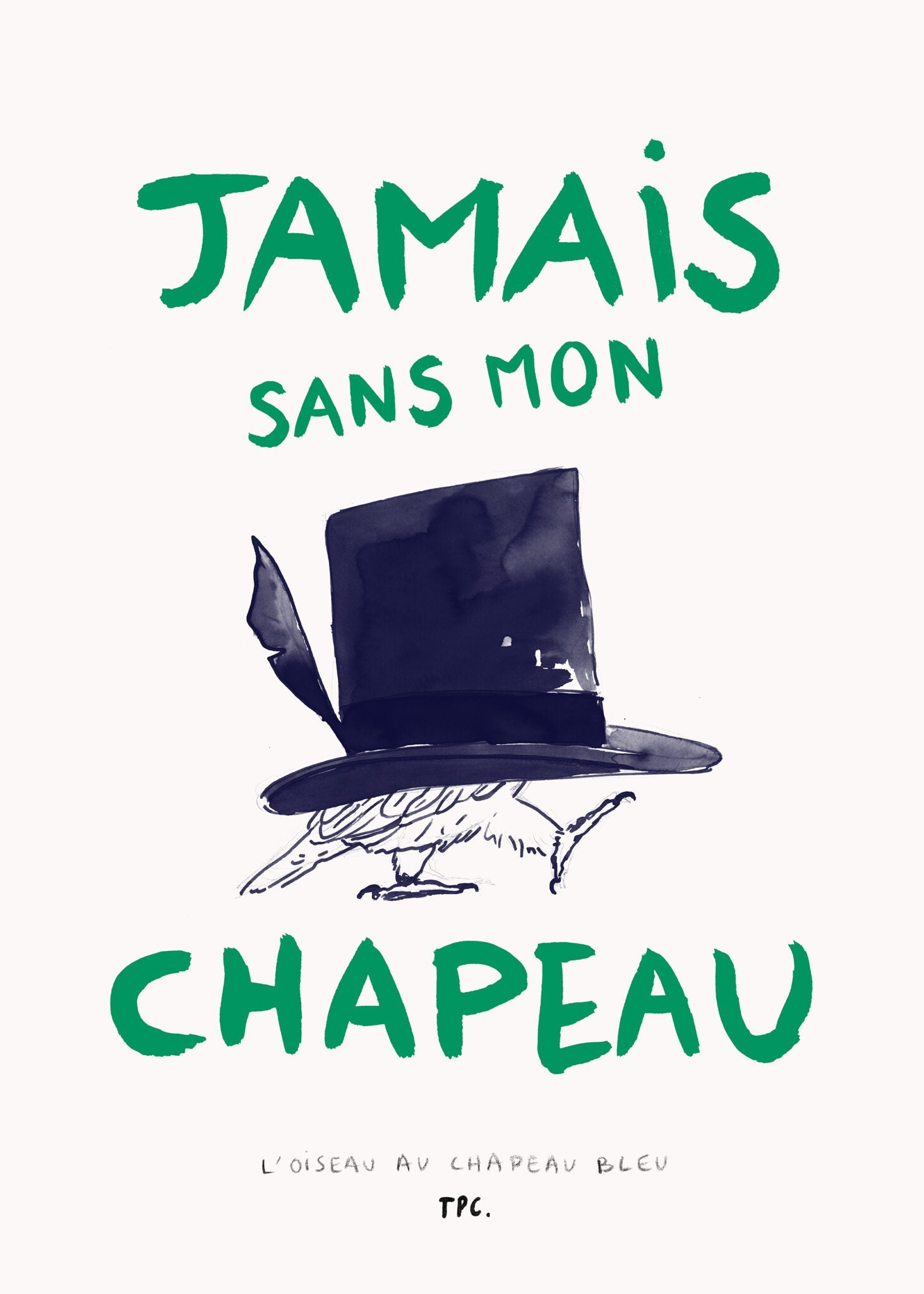 L'Oiseau au Chapeau Bleu