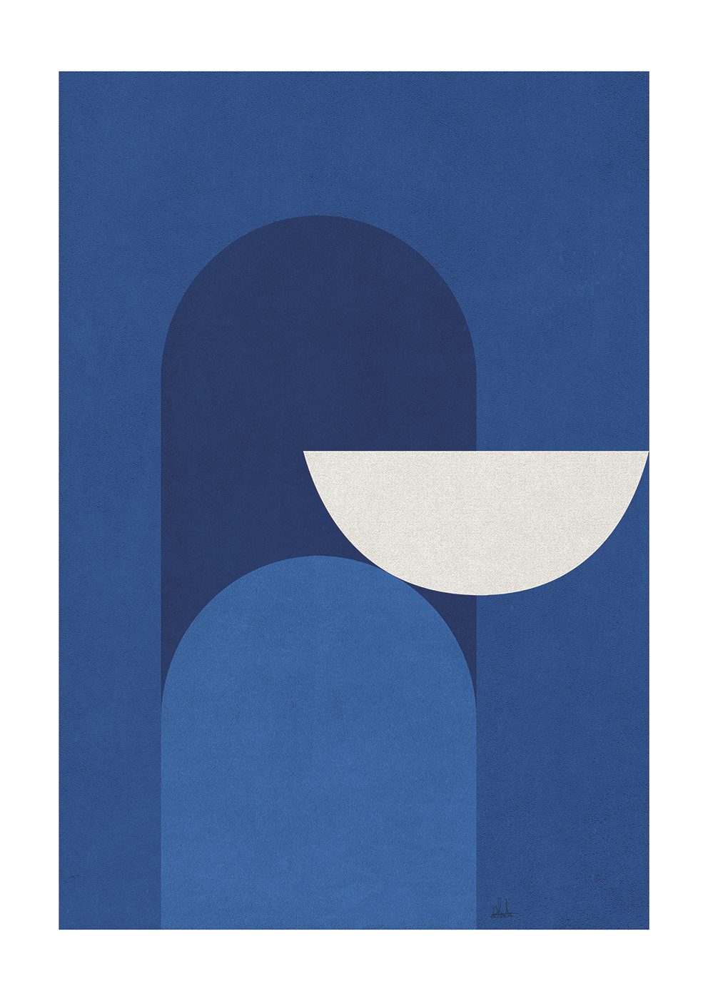Abstract Blue