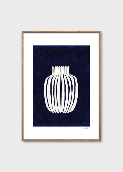 Blue Vase by Ana Frois | The Poster Club