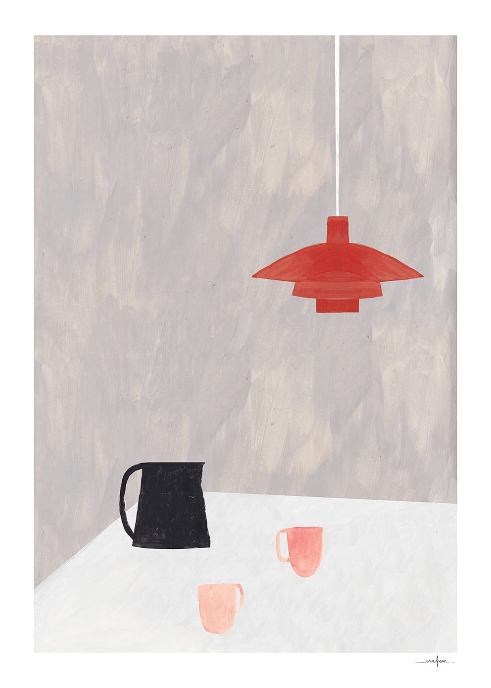 Orange Pendant by Ana Frois | The Poster Club