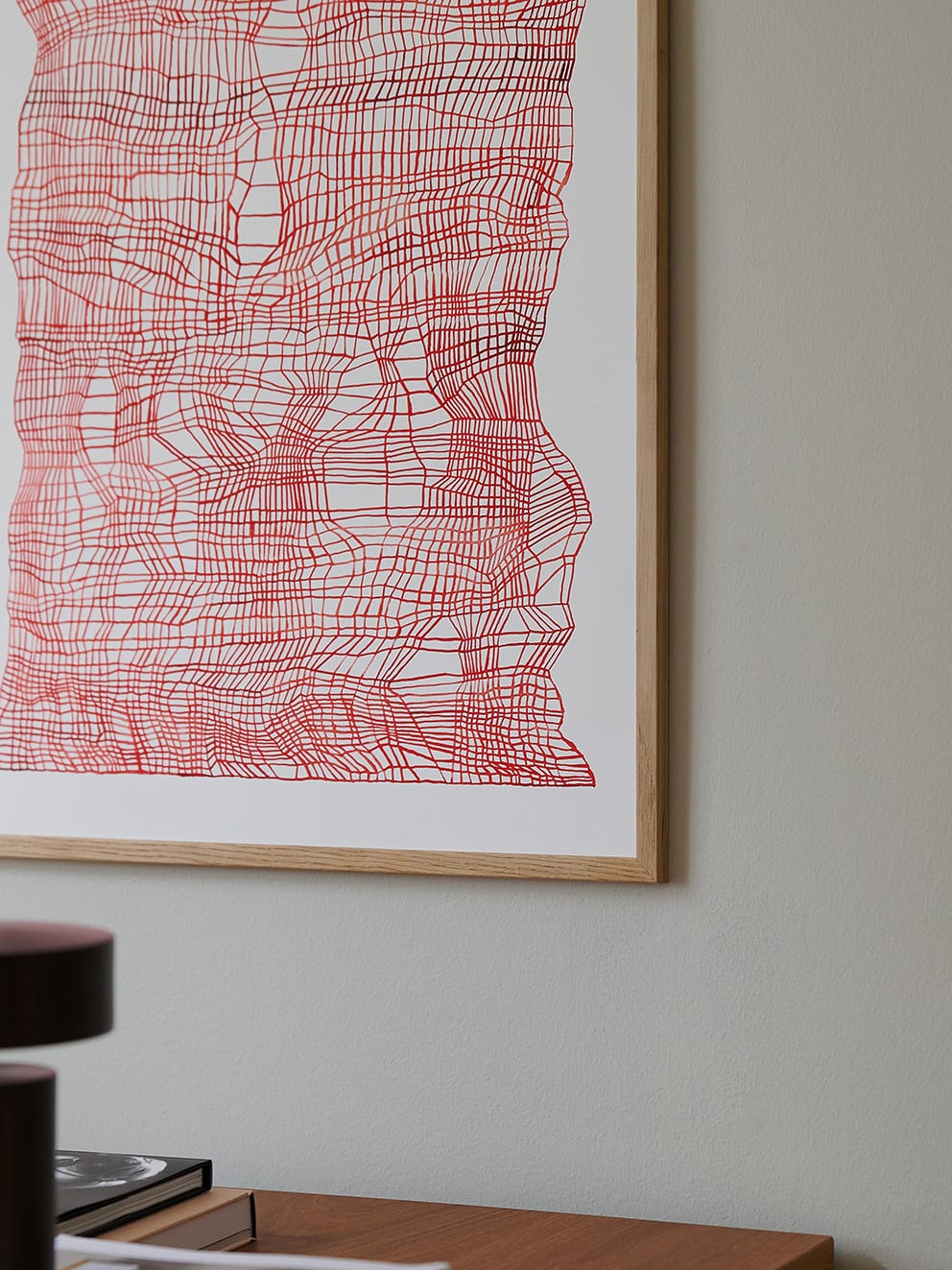 Timeline Red by Ana Frois | The Poster Club