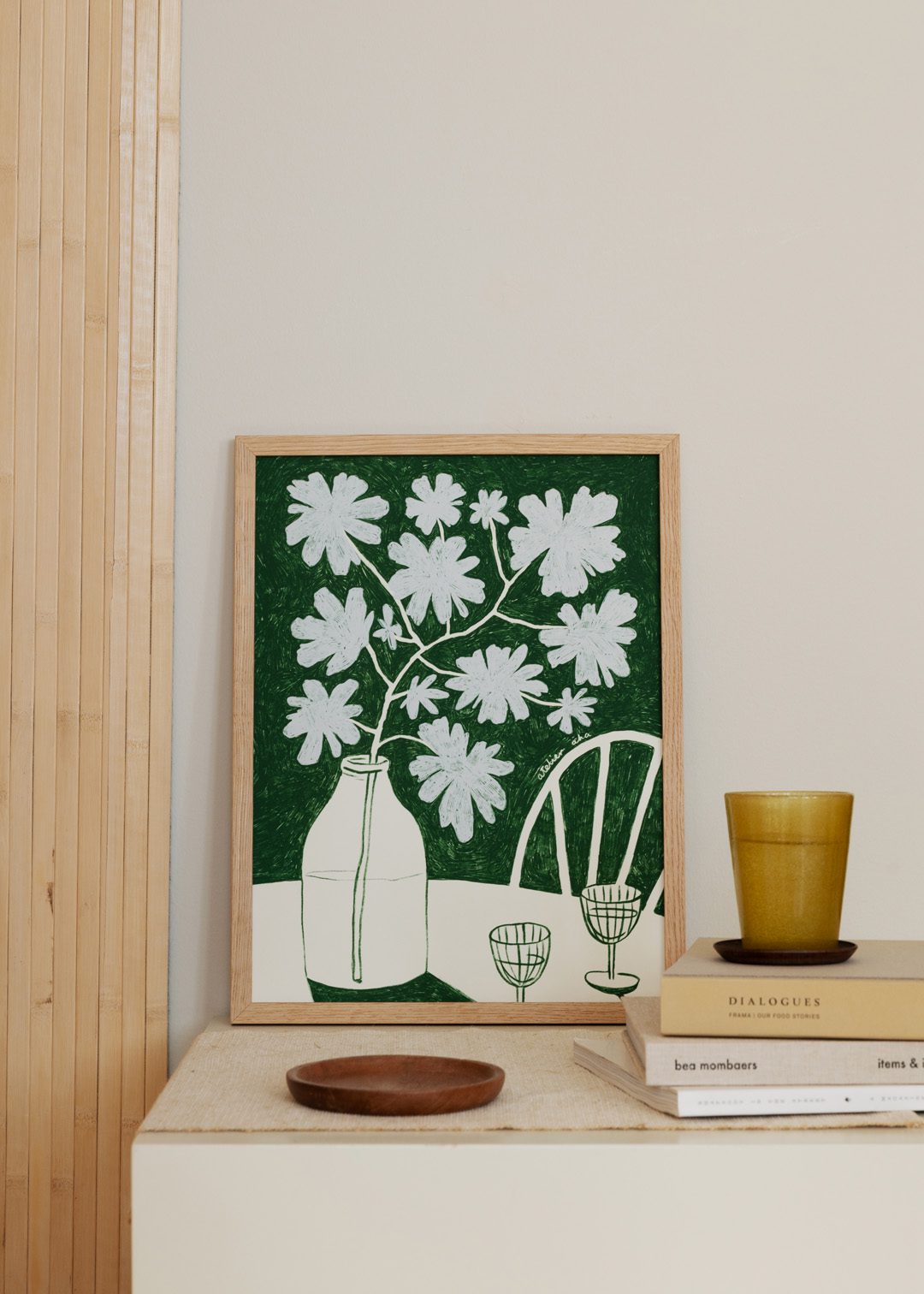 Blue Flowers & Red Wine by Anouk van Cleef