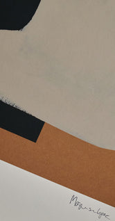 Beige on Black by Berit Mogensen Lopez