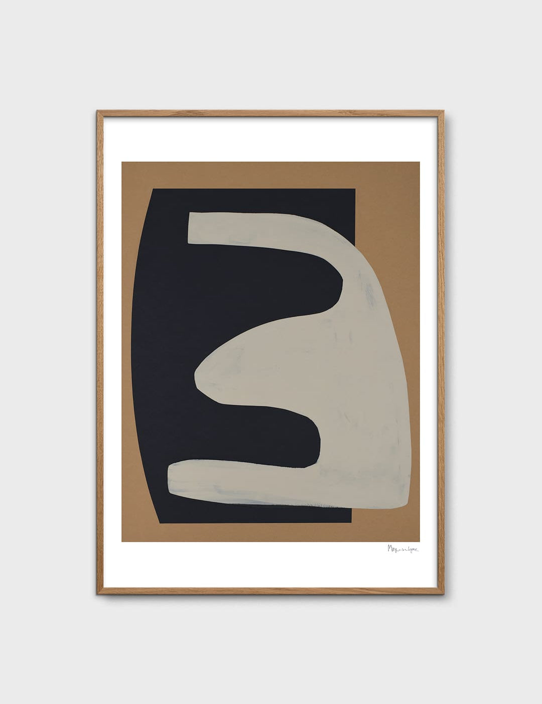 Beige on Black by Berit Mogensen Lopez