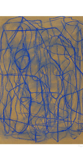 Blue Doodle by Berit Mogensen Lopez