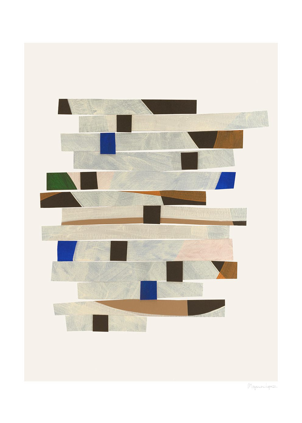 Cut up Stripes by Berit Mogensen Lopez