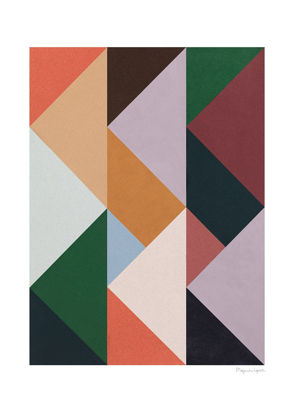 Rhythm of Triangles by Berit Mogensen Lopez