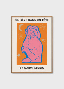 Dream Within A Dream Orange by By Garmi