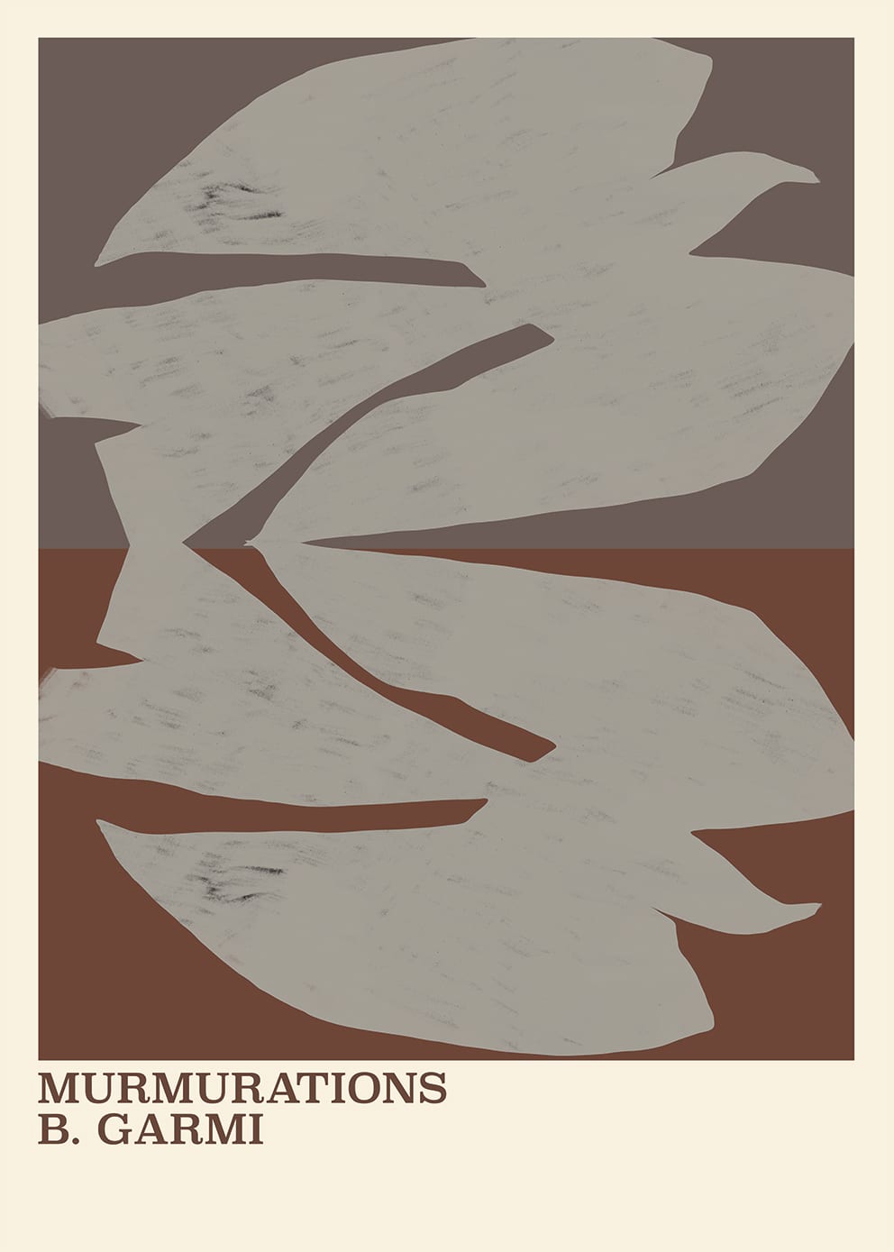 n*◆様 アートポスター Murmurations Brown 北欧 デンマーク Murmurations Brown by By Garmi | The Poster Club