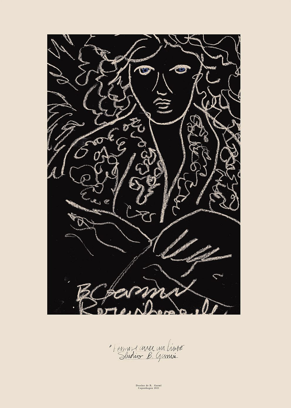 Woman With A Book by By Garmi