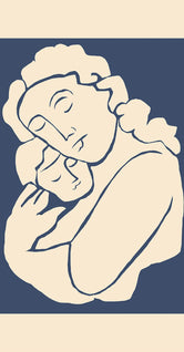 Woman with Child by By Garmi