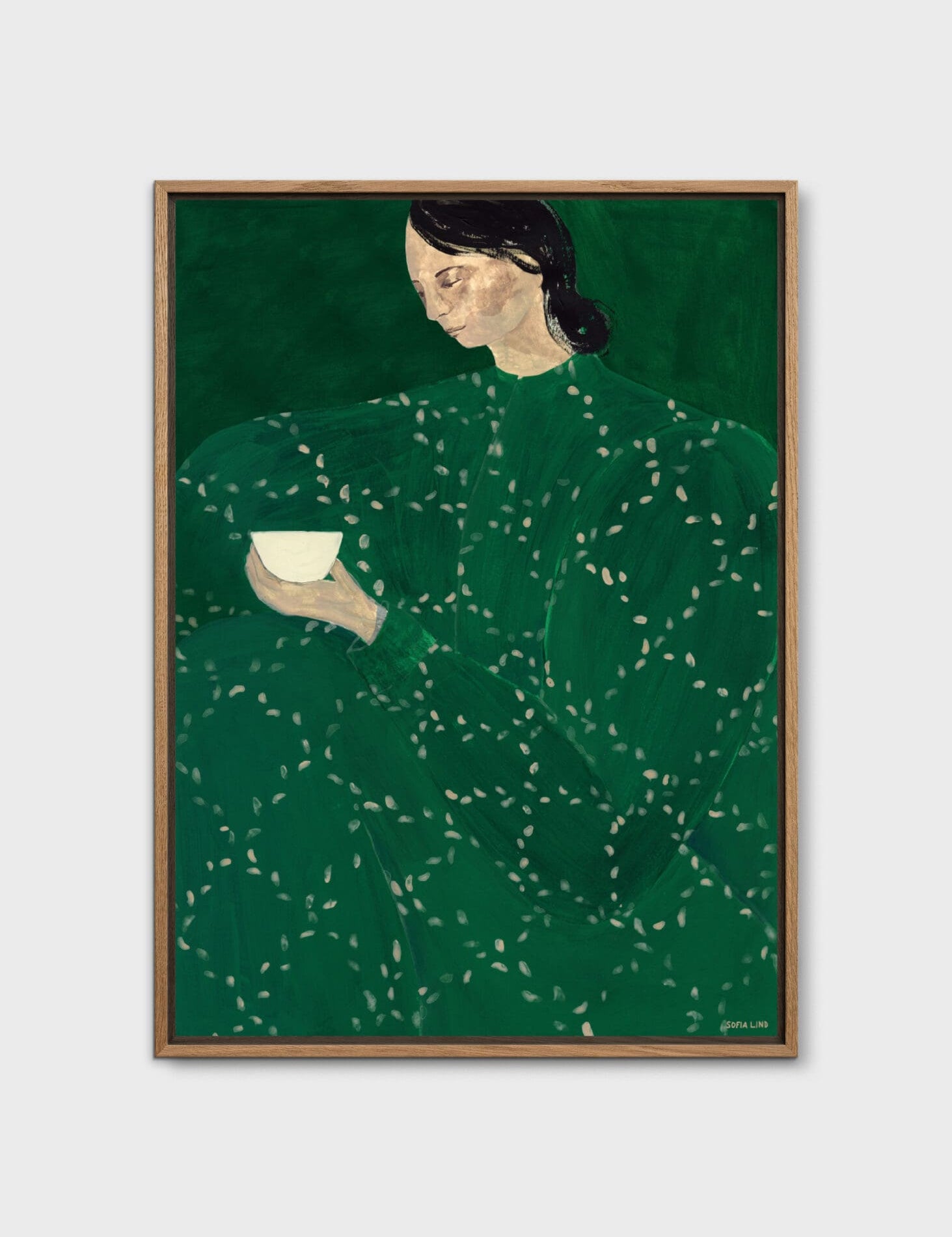 Coffee Alone at Place de Clichy by Sofia Lind