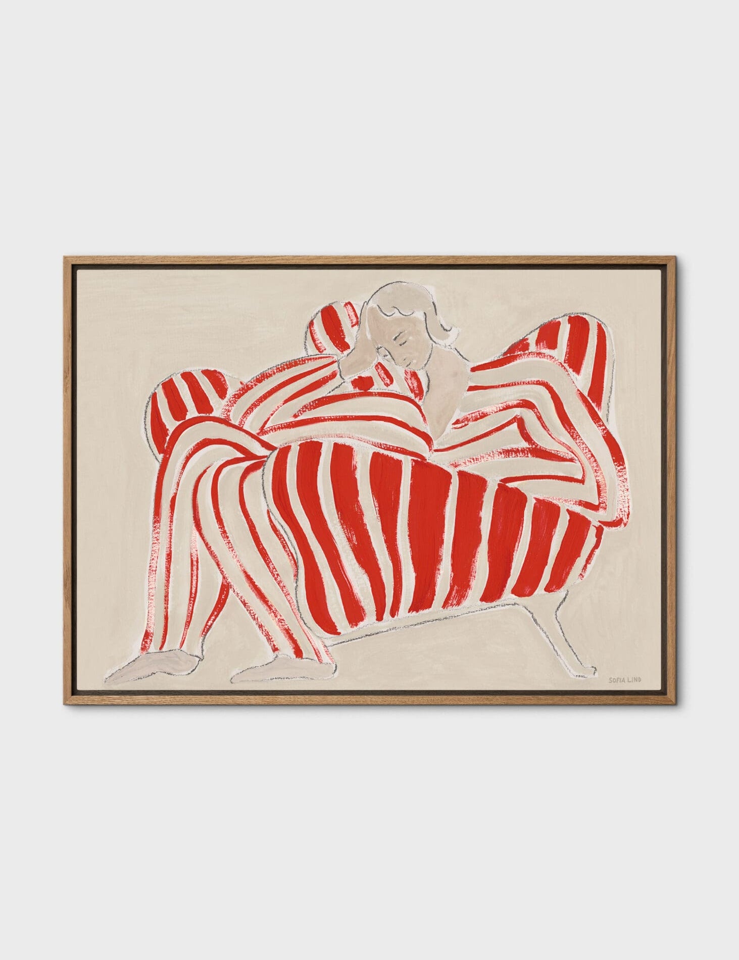 Red Chair by Sofia Lind