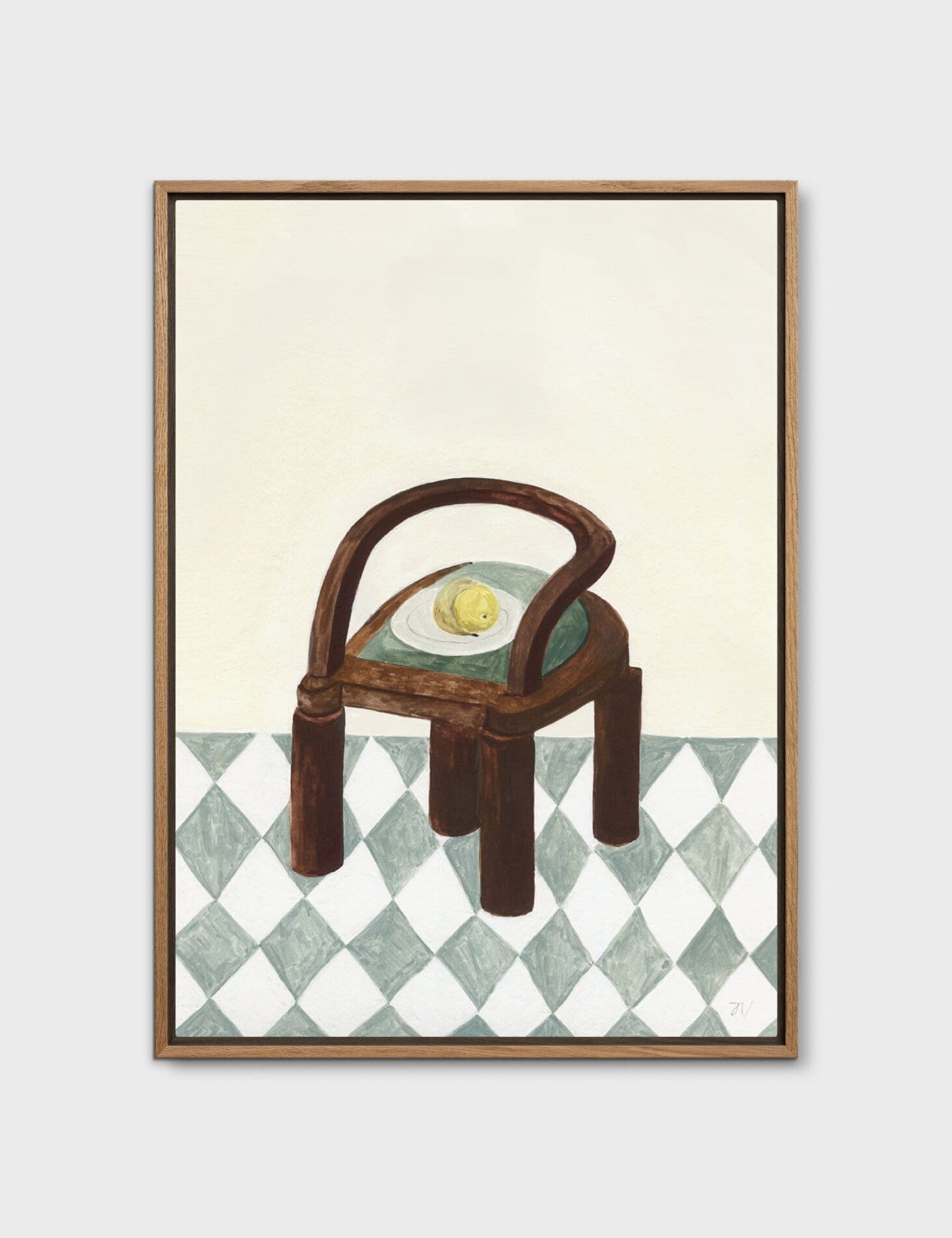 Chair with Fruit by Isabelle Vandeplassche