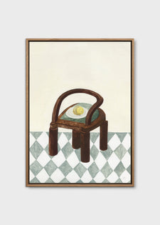 Chair with Fruit by Isabelle Vandeplassche