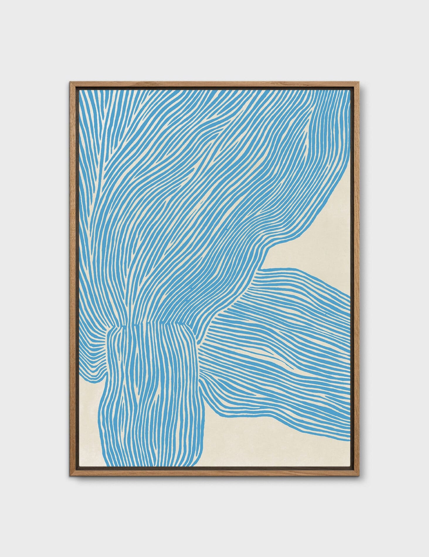 The Line - Blue by Rebecca Hein
