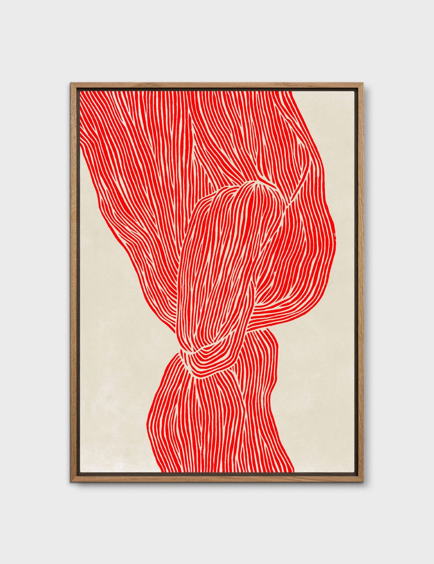 The Line - Red by Rebecca Hein