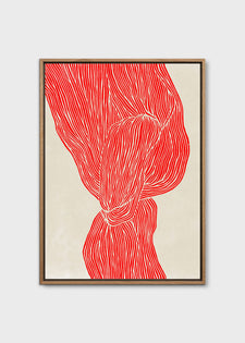 The Line - Red by Rebecca Hein