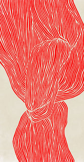 The Line - Red by Rebecca Hein