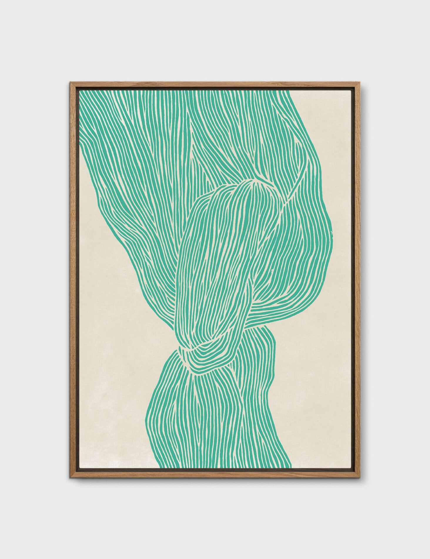 The Line - Green by Rebecca Hein