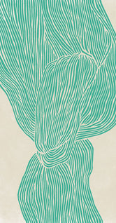 The Line - Green by Rebecca Hein