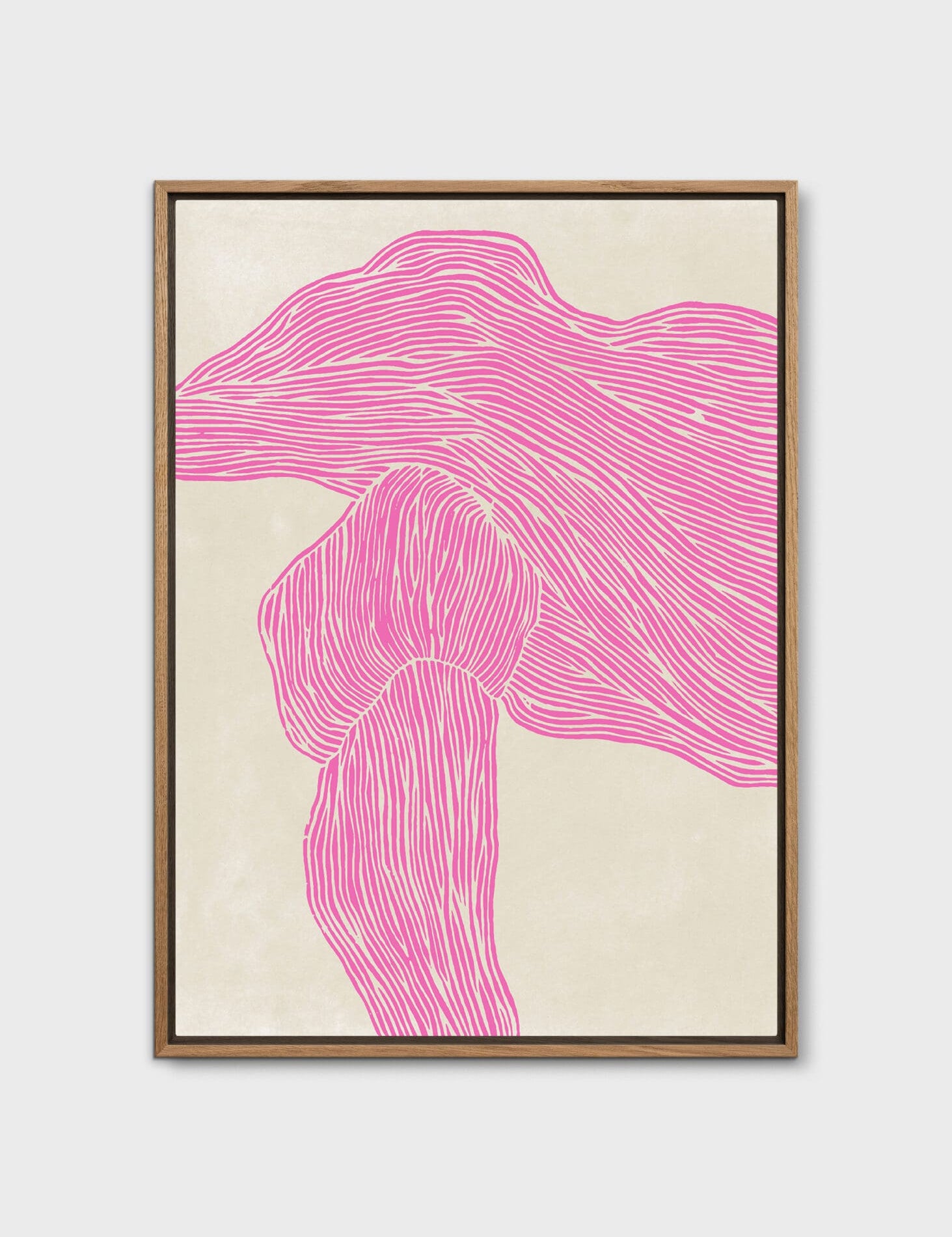 The Line - Pink by Rebecca Hein