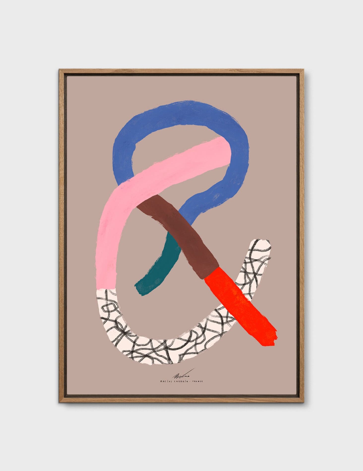 Abstract Typography by Matías Larraín