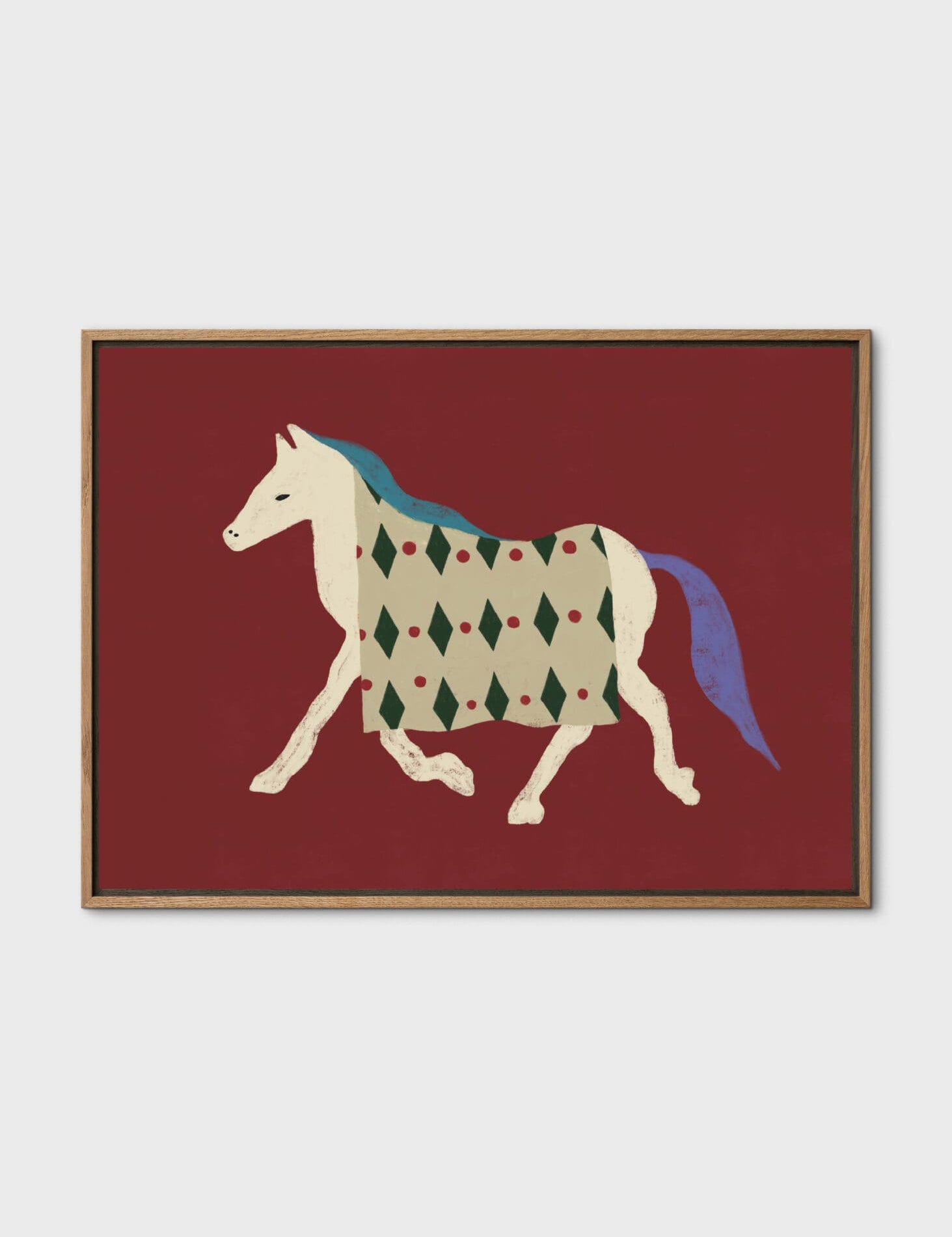 Horse Bordo by Lucrecia Rey Caro