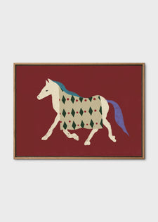 Horse Bordo by Lucrecia Rey Caro