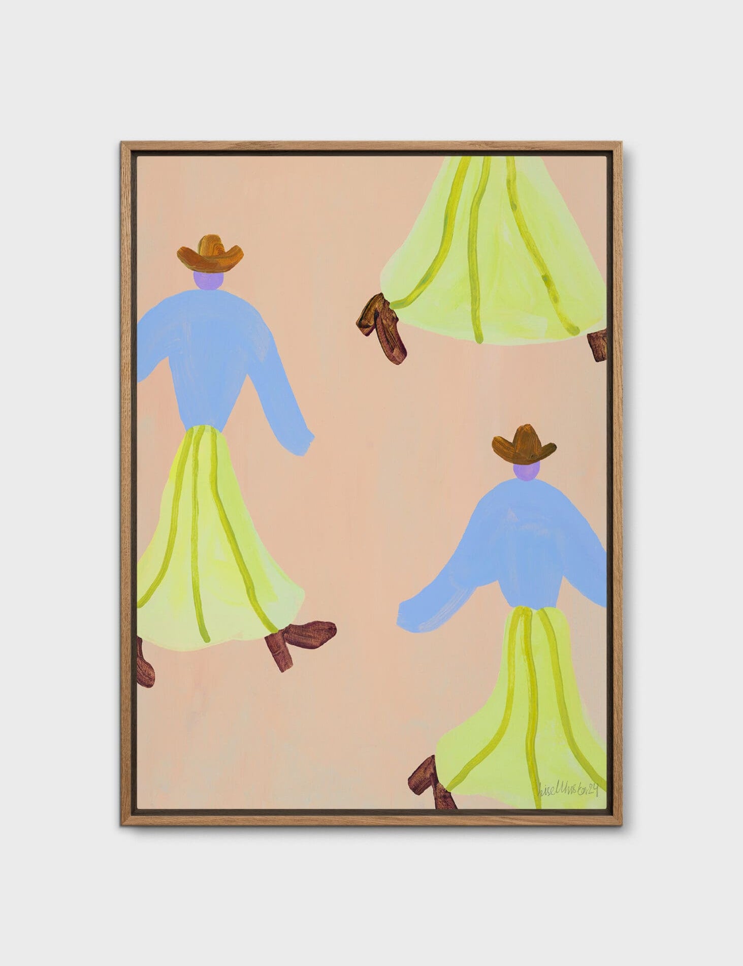 Dancing Cowgirls by Lise Uhrskov