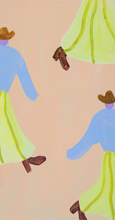 Dancing Cowgirls by Lise Uhrskov