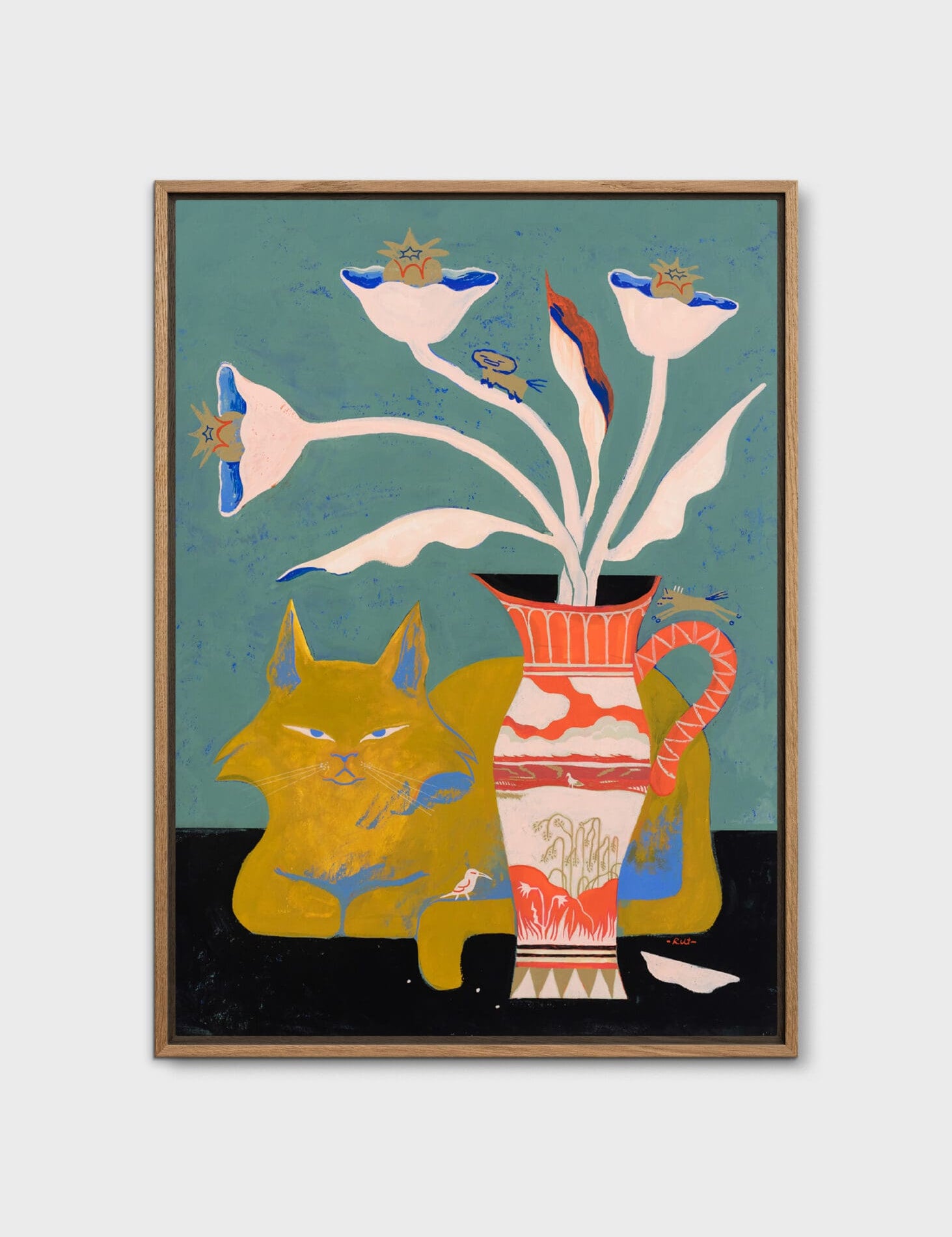 Cat and Jug by Rut Pedreño Criado
