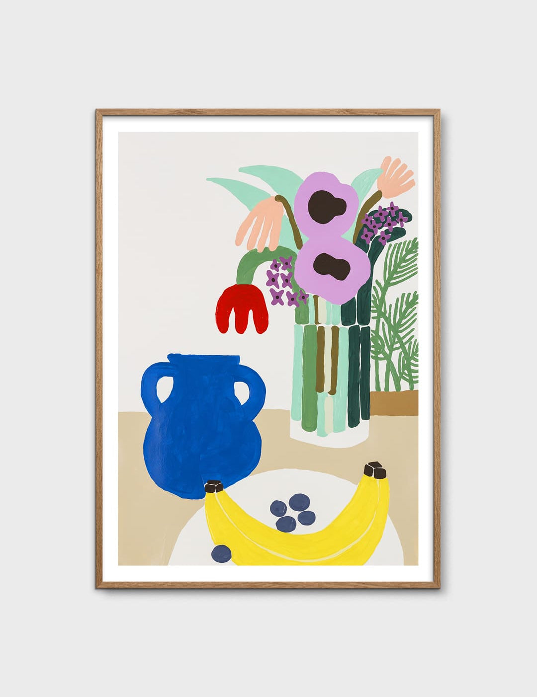 Blueberries and Banana by Carissa Potter