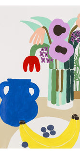 Blueberries and Banana by Carissa Potter