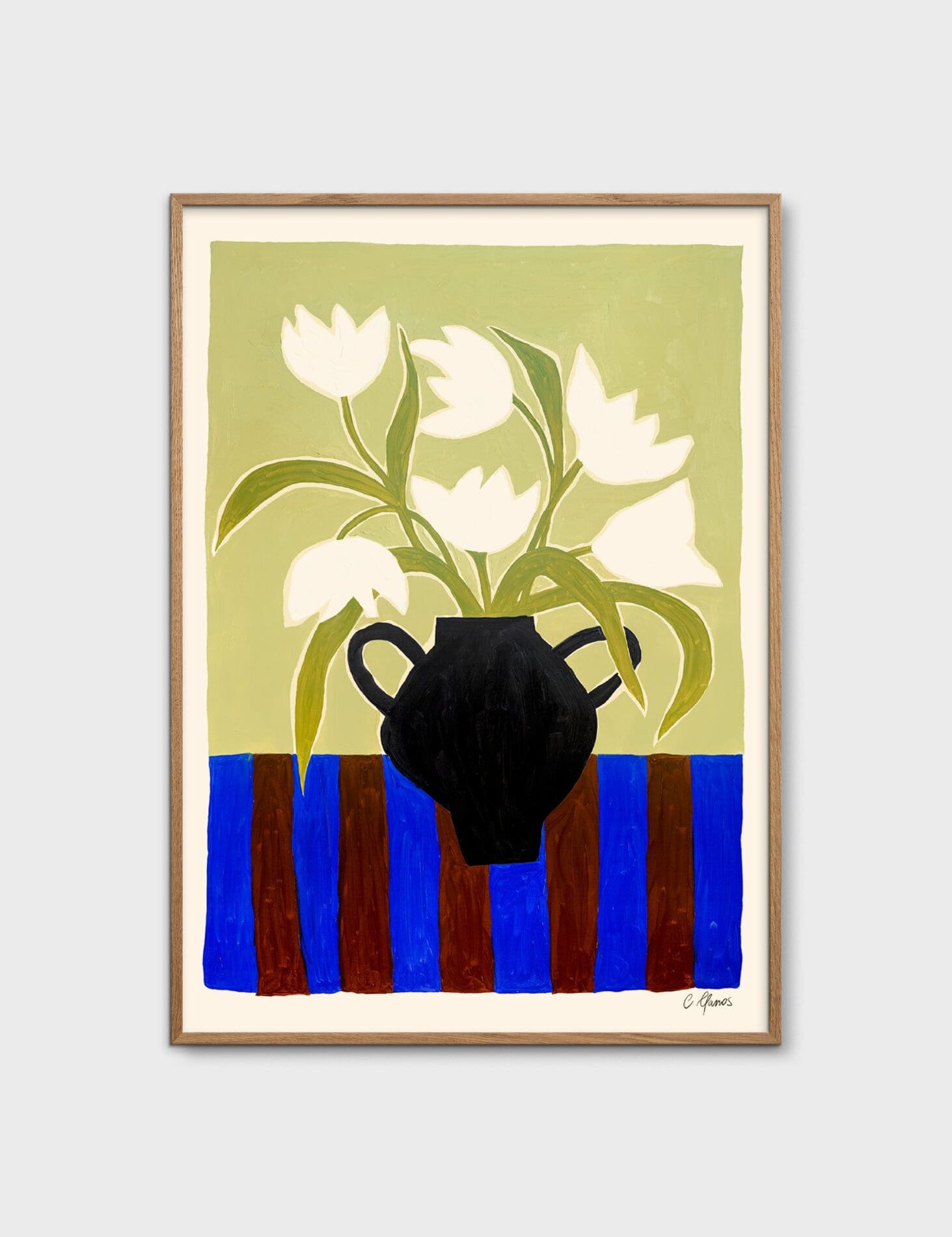 Flowers and Stripes by Carla Llanos
