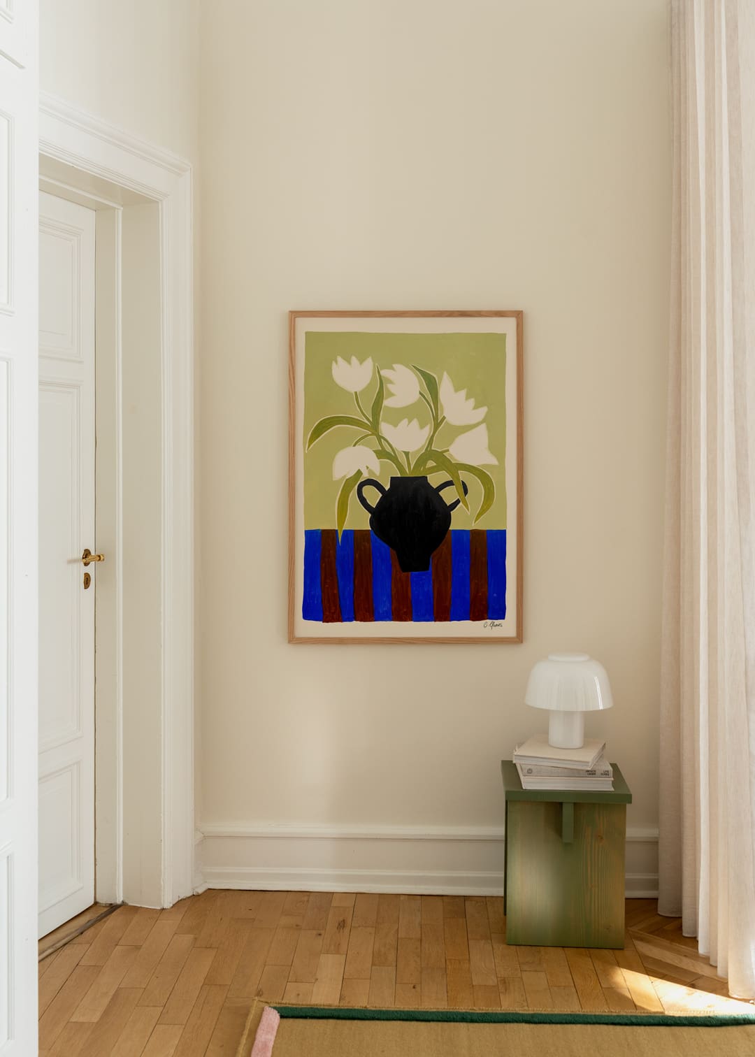 Flowers and Stripes by Carla Llanos