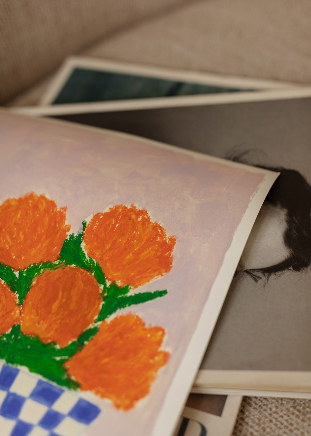 Orange Flowers by Carla Llanos | The Poster Club